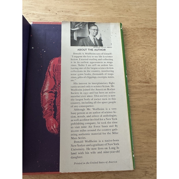 Mike Mars Flies The X-15, Donald A Wollheim, HC/Illustrated/DJ/First Edition VTG - Picture 8 of 11